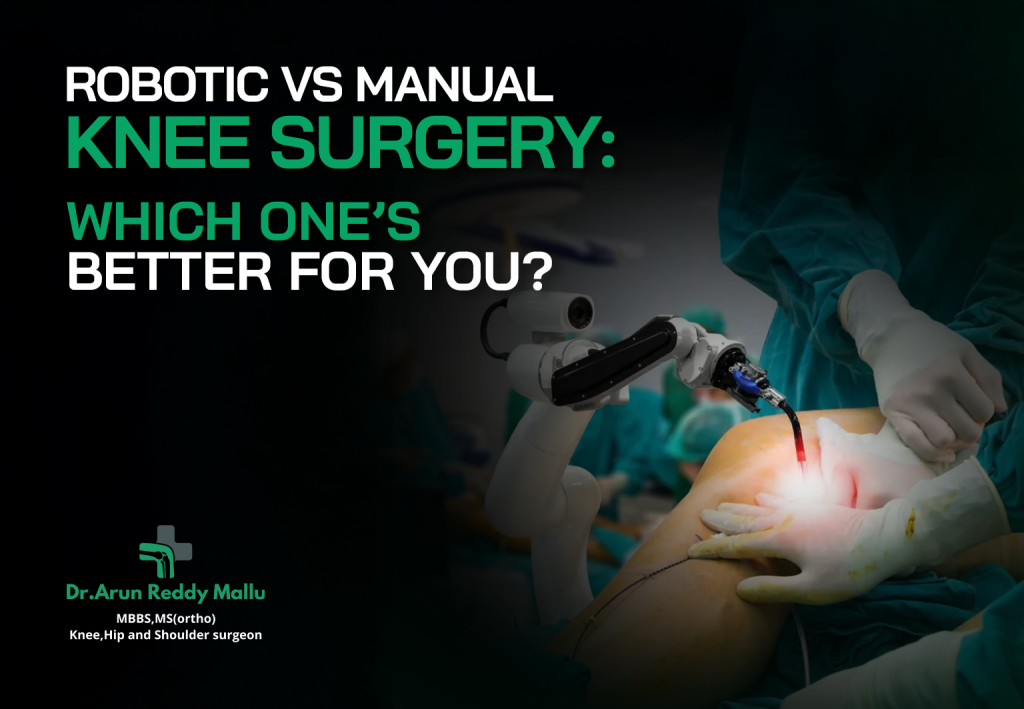 Robotic knee replacement surgery