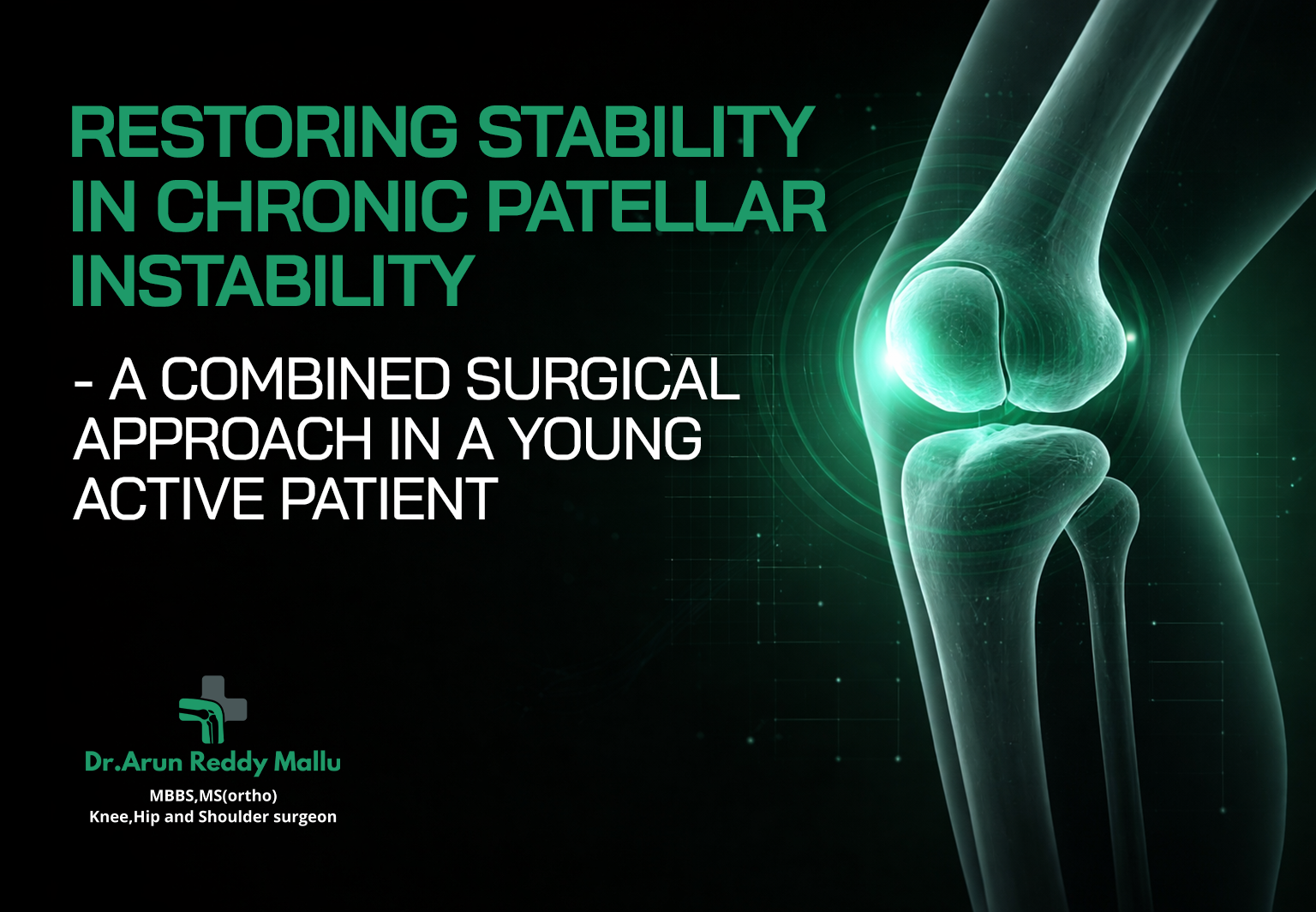 young patient knee instability treatment