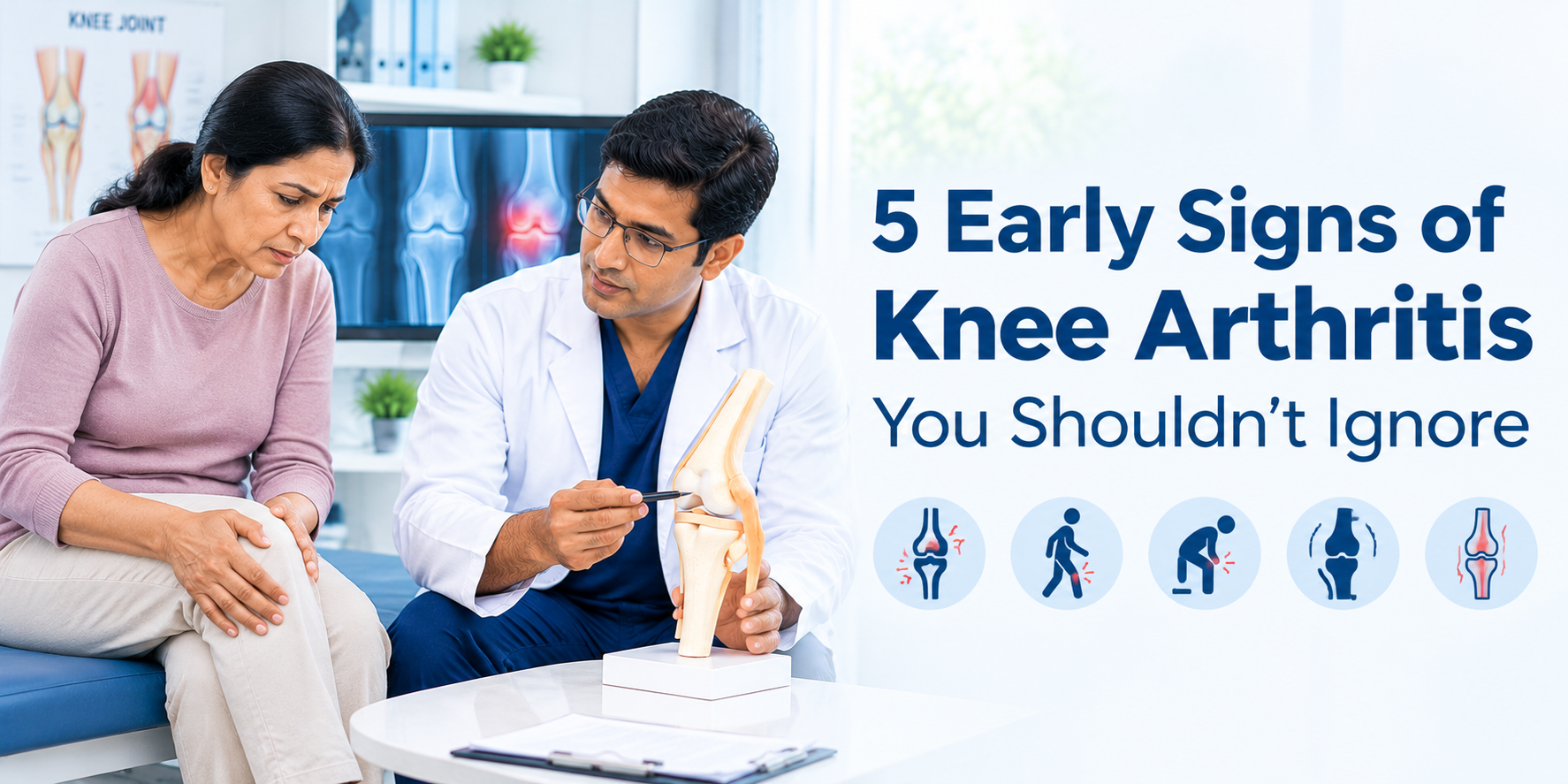 5 Early Signs of Knee Arthritis You Shouldn't Ignore | Robotic Knee Replacement