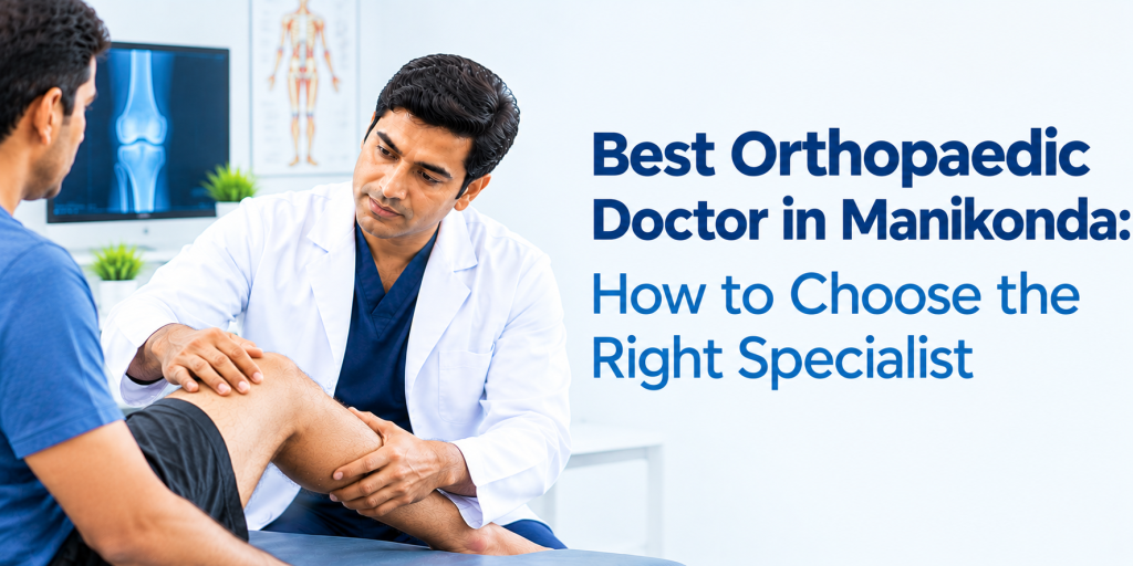 Best Orthopaedic Doctor in Manikonda - How to Choose the Right Specialist